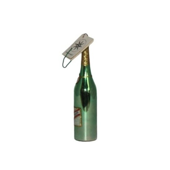 Christopher Radko Champagne Bottle 1995 Ornament Vintage - Picture 3 of 5